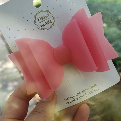 Thumbelina Jelly Bows Hairgrip Csillogó Haj masnik Clippel Waterprrof Bow Hajcsat Lányok Nyári Hajtűk Hajkiegészítők