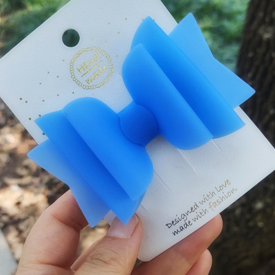 Thumbelina Jelly Bows Hairgrip Csillogó Haj masnik Clippel Waterprrof Bow Hajcsat Lányok Nyári Hajtűk Hajkiegészítők