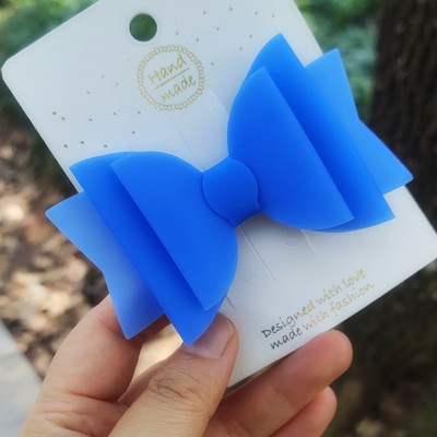 Thumbelina Jelly Bows Hairgrip Csillogó Haj masnik Clippel Waterprrof Bow Hajcsat Lányok Nyári Hajtűk Hajkiegészítők