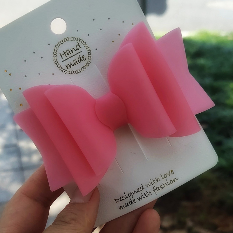 Thumbelina Jelly Bows Hairgrip Csillogó Haj masnik Clippel Waterprrof Bow Hajcsat Lányok Nyári Hajtűk Hajkiegészítők