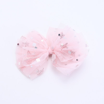 Dvodijelne nove svjetlucave trake za kosu od gaze za djevojčice Dječja kopča za kosu Slatke dječje elastične trake za kosu Velika ukosnica Dodaci za kosu Poklon