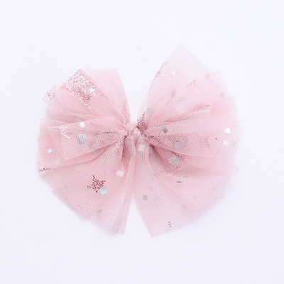 Dvodijelne nove svjetlucave trake za kosu od gaze za djevojčice Dječja kopča za kosu Slatke dječje elastične trake za kosu Velika ukosnica Dodaci za kosu Poklon