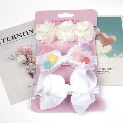 2021 Baby Hows bentiță bentițe cu flori bentiță de păr cu paiete cu fundiță frumusețe pentru cap Copii prințesă fete Accesorii pentru păr 3 buc/lot