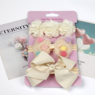 2021 Baby Hows bentiță bentițe cu flori bentiță de păr cu paiete cu fundiță frumusețe pentru cap Copii prințesă fete Accesorii pentru păr 3 buc/lot