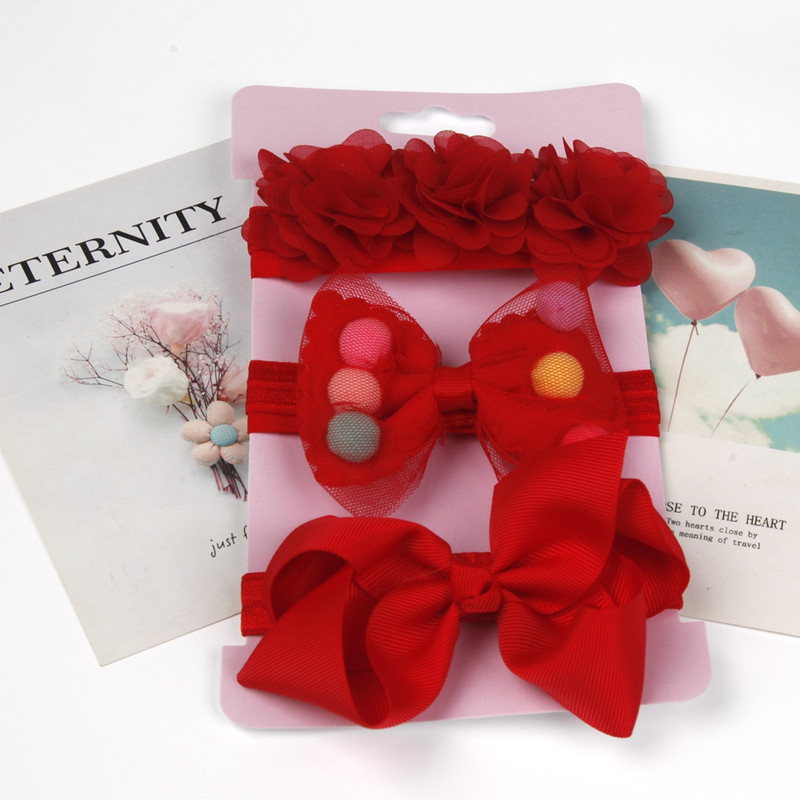 2021 Baby Hows bentiță bentițe cu flori bentiță de păr cu paiete cu fundiță frumusețe pentru cap Copii prințesă fete Accesorii pentru păr 3 buc/lot