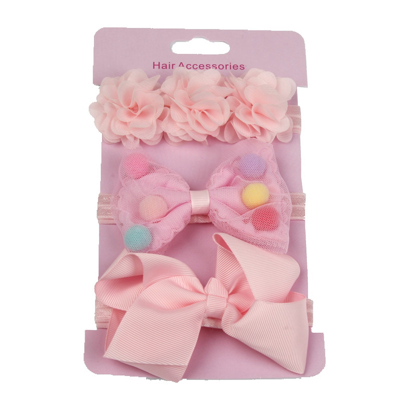 2021 Baby Hows bentiță bentițe cu flori bentiță de păr cu paiete cu fundiță frumusețe pentru cap Copii prințesă fete Accesorii pentru păr 3 buc/lot