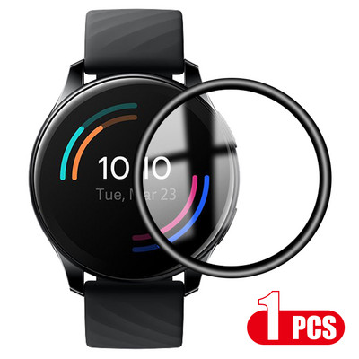 Mīkstas stikla šķiedras aizsargplēve OnePlus pulkstenim 2020 izliekts mīkstās šķiedras viedpulksteņa pilnekrāna aizsargs One Plus pulkstenim