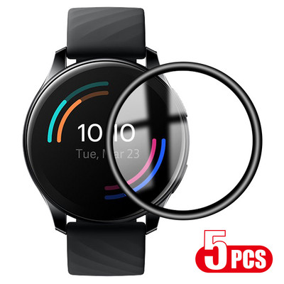 Mīkstas stikla šķiedras aizsargplēve OnePlus pulkstenim 2020 izliekts mīkstās šķiedras viedpulksteņa pilnekrāna aizsargs One Plus pulkstenim