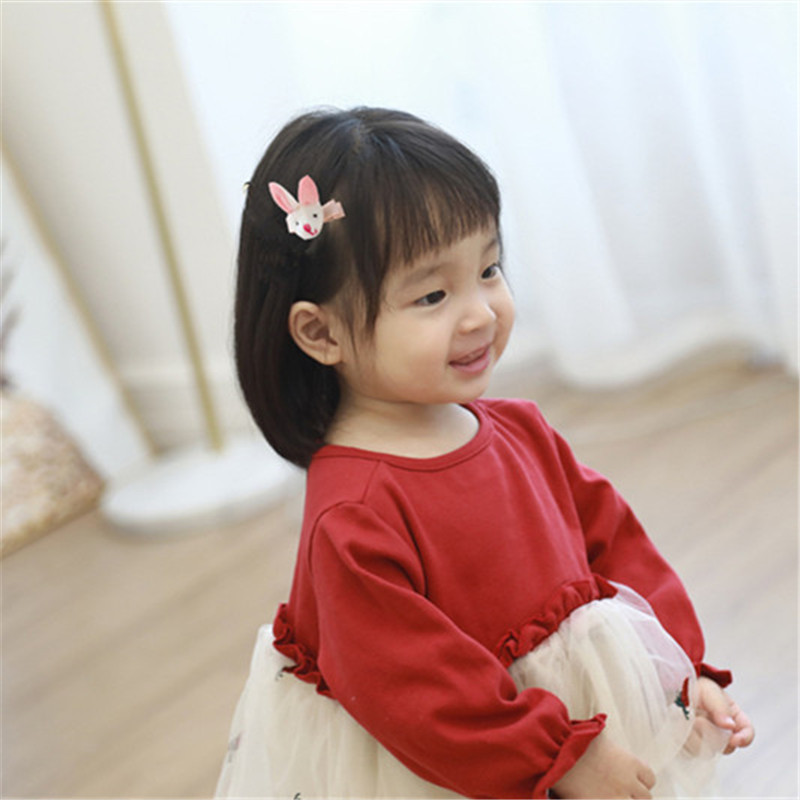 5tk/komplekt tüdrukud lilled juukseklambrid multikad juuksenõelad väikelapsed lapsed lapsed loomad vibu SAFE Barrettes juukseaksessuaarid peakatted