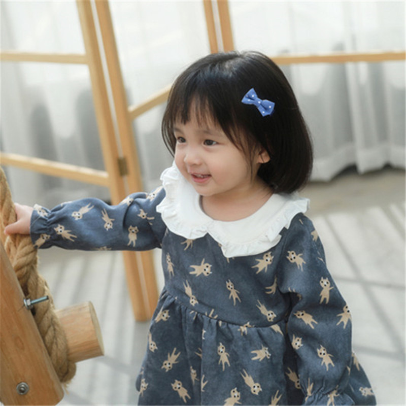 5tk/komplekt tüdrukud lilled juukseklambrid multikad juuksenõelad väikelapsed lapsed lapsed loomad vibu SAFE Barrettes juukseaksessuaarid peakatted