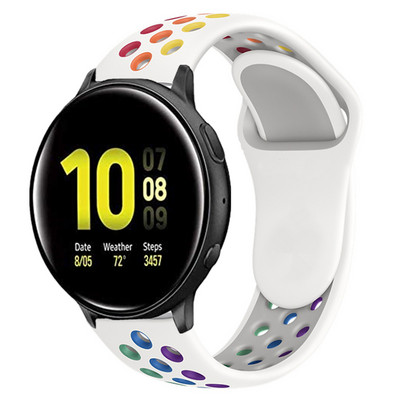 Benzi curcubeu pentru Garmin Forerunner 255 Music Curea de mână din silicon pentru Brațară de schimb Garmin Approach S12 S42 Venu Sq 2