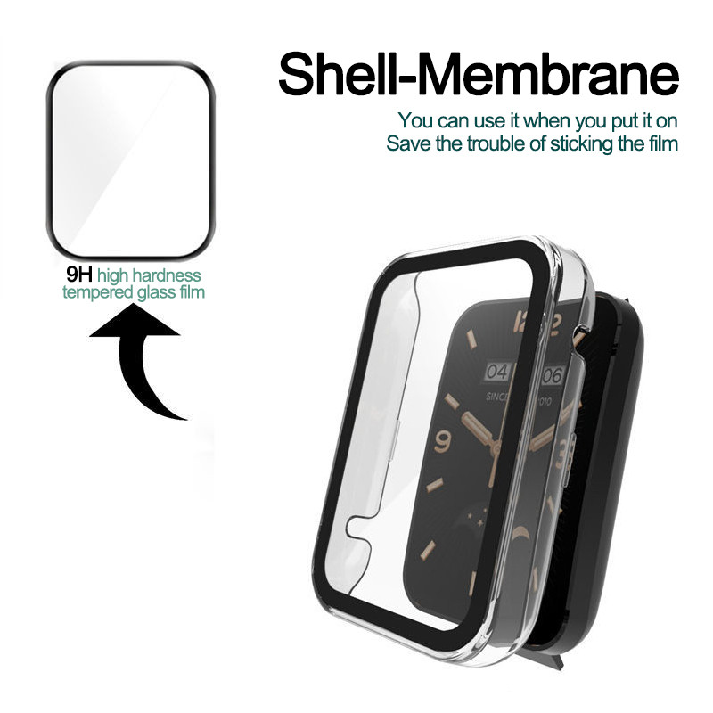 Staklo+kućište za Huawei Watch Fit 2 ES Full Tempered Screen Protector za huawei Honor Band 7 6 Pro Dodaci za pametne satove