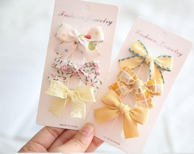 Uus 6tk/partii Lapsed Lapsed Juukseaksessuaarid Tüdrukud Armsad Juukseklambrid Juuksenõelad Juukselipsud Köied Peakatted Korea Juuksekäepidemed