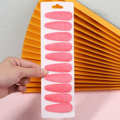 10 τεμ./Σετ Γυναικεία Στερεά βελούδινα κουμπωτά BB κλιπ για κορίτσια Βαρέτες φουρκέτας Χαριτωμένα κλιπ μαλλιών Καλύμματα κεφαλής Παιδικά αξεσουάρ μαλλιών Χονδρική