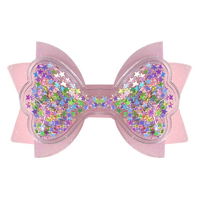 ncmama 3 inča vodootporna mašna za kosu Princess hvataljke za kosu Jelly mašne mašne za kosu Ukosnice za plesnu zabavu Kosa za kosu Dodaci za kosu za djevojke