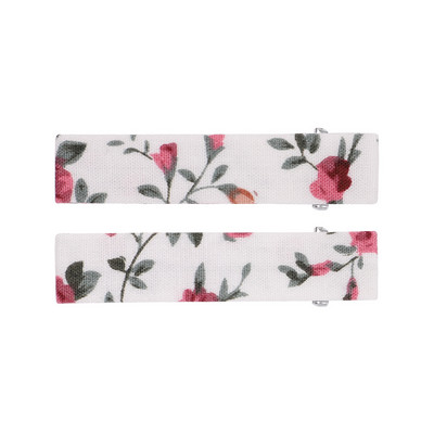 10kom/lot Djevojčice Pamučni cvjetovi s otisnutim pačjim kljunom Stezaljke za bebe Djecu Slatke vintage ukosnice Ukosnice Dodaci za kosu Veleprodaja