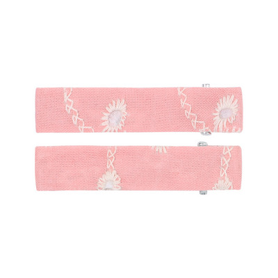 10kom/lot Djevojčice Pamučni cvjetovi s otisnutim pačjim kljunom Stezaljke za bebe Djecu Slatke vintage ukosnice Ukosnice Dodaci za kosu Veleprodaja