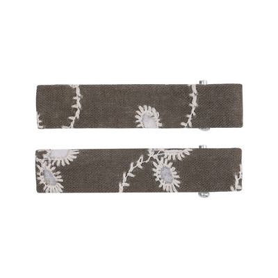 10kom/lot Djevojčice Pamučni cvjetovi s otisnutim pačjim kljunom Stezaljke za bebe Djecu Slatke vintage ukosnice Ukosnice Dodaci za kosu Veleprodaja