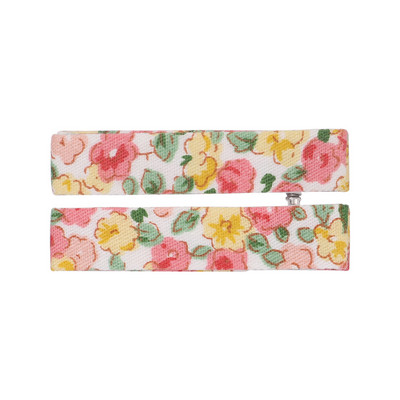 10kom/lot Djevojčice Pamučni cvjetovi s otisnutim pačjim kljunom Stezaljke za bebe Djecu Slatke vintage ukosnice Ukosnice Dodaci za kosu Veleprodaja