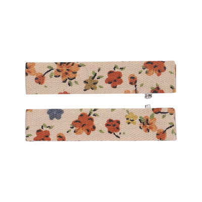 10kom/lot Djevojčice Pamučni cvjetovi s otisnutim pačjim kljunom Stezaljke za bebe Djecu Slatke vintage ukosnice Ukosnice Dodaci za kosu Veleprodaja