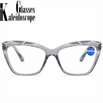 +1,0 +1,25 +1,75 +1,5 до +4 Котешки очила за четене Дамски моден дизайн Очила против синя светлина с рецепта за пресбиопия