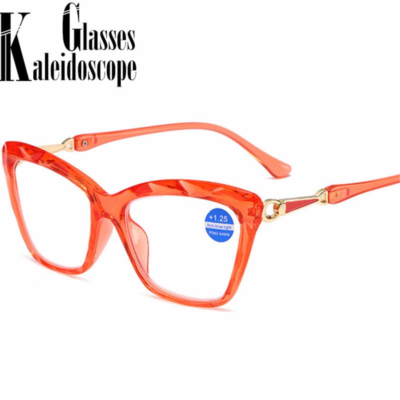 +1,0 +1,25 +1,75 +1,5 έως +4 Γυαλιά ανάγνωσης ματιών γάτας Γυναικείο σχέδιο μόδας Anti Blue Light Συνταγογραφούμενα γυαλιά πρεσβυωπίας