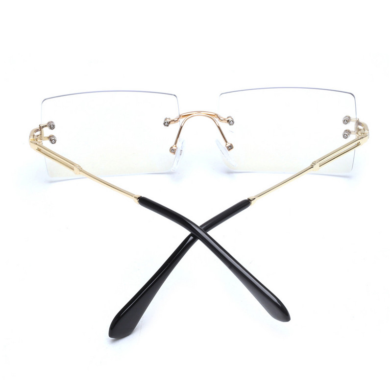 JM Anti Blue Light naočale za čitanje Žene Muškarci Suqare naočale bez okvira za dalekovidnost Dioptrija 1/1.5/2/2.5/3/3.5