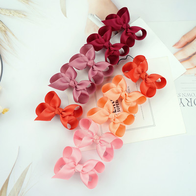 10 komada dječjih kopči za kosu 3 inča mašne za kosu aligatorske kopče za dojenčad i djevojčice u paru