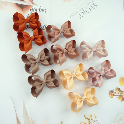 10 komada dječjih kopči za kosu 3 inča mašne za kosu aligatorske kopče za dojenčad i djevojčice u paru