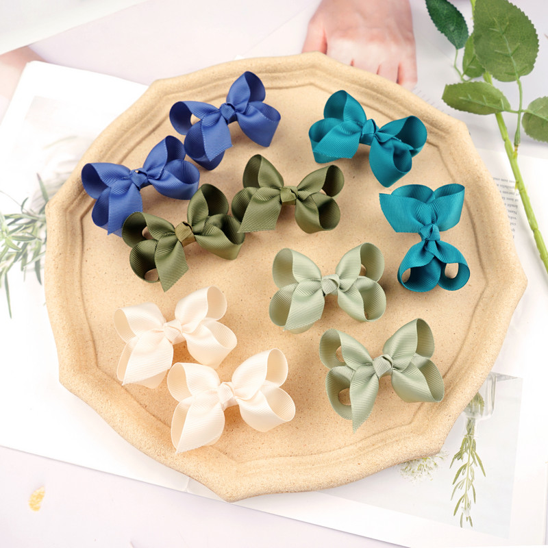 10 komada dječjih kopči za kosu 3 inča mašne za kosu aligatorske kopče za dojenčad i djevojčice u paru