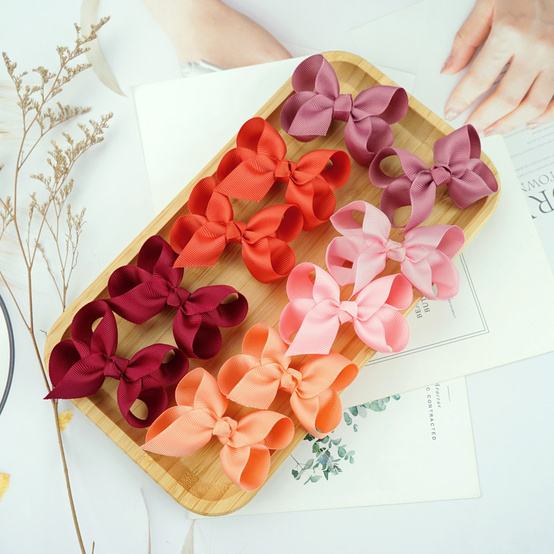 10 komada dječjih kopči za kosu 3 inča mašne za kosu aligatorske kopče za dojenčad i djevojčice u paru