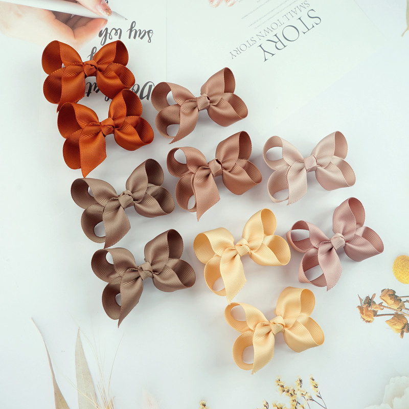 10 komada dječjih kopči za kosu 3 inča mašne za kosu aligatorske kopče za dojenčad i djevojčice u paru