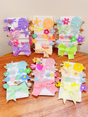 9PCS/Set Nove djevojke, slatki crtani cvjetovi, školjke, ukosnice, dječja slatka mašna, kopče za kosu, trake za glavu, ukosnice, modni dodaci za kosu