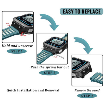 Ανταλλακτικοί ιμάντες έξυπνου ρολογιού σιλικόνης για Garmin Forerunner 920XT 920 XT Wristband Running Swim Sport Bracelet+ Tool Belt