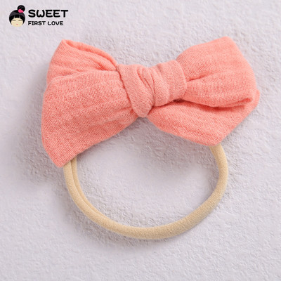 Bentite cu fundita pentru fete, elastic moale, pentru copii, pentru par, pentru cravata de par pentru bebelusi, pentru fetita, pentru fetita, accesorii pentru par pentru nou-nascuti