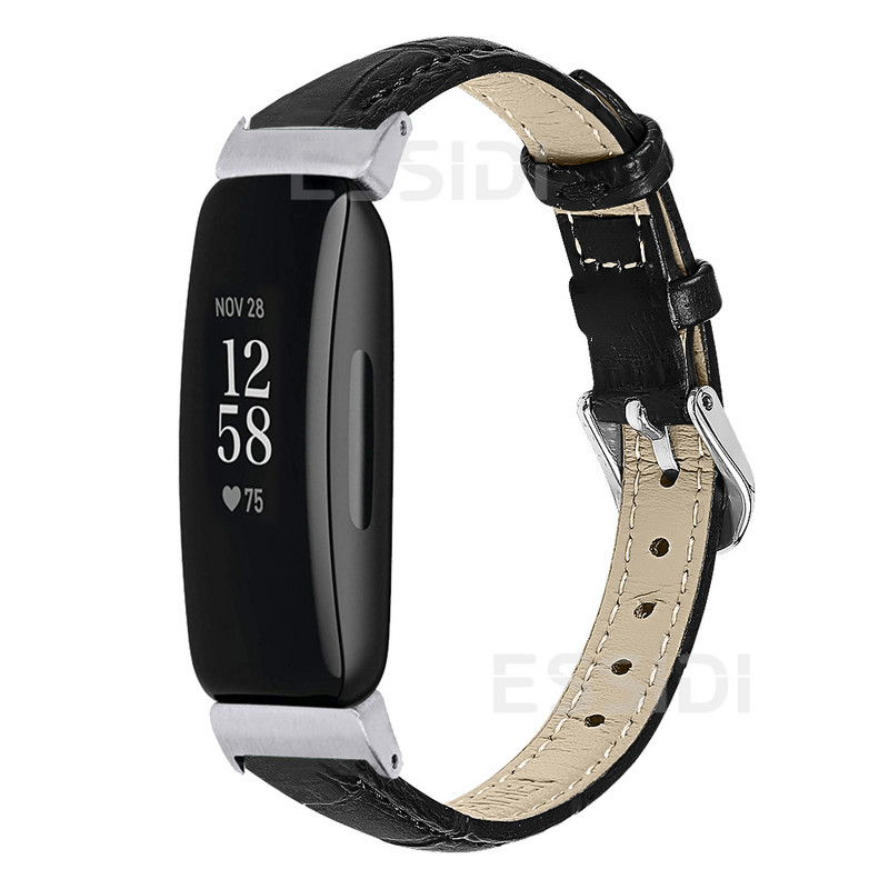 Essidi nahast rihm Fitbitile inspireeriv 1 2 naiste meeste spordikella käevõru rihma aas Fitbitile inspireeriv HR randmepael Correa