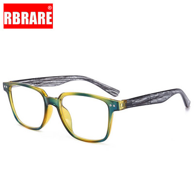 RBRARE Нови очила за четене от смола Голяма рамка Оризови нокти Старец Огледало за четене Удобни очила за четене за мъже и жени Okulary