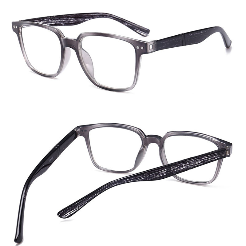 RBRARE Nove smolaste naočale za čitanje Veliki okvir Rižin noktiju Starac Ogledalo za čitanje Udobne muške i ženske naočale za čitanje Okulary