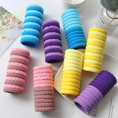 30/Set de benzi de păr elastice de înaltă calitate, pentru femei, de culoare, bentiță din nailon, accesorii pentru păr, suport pentru coadă de cal, scrunchies de modă