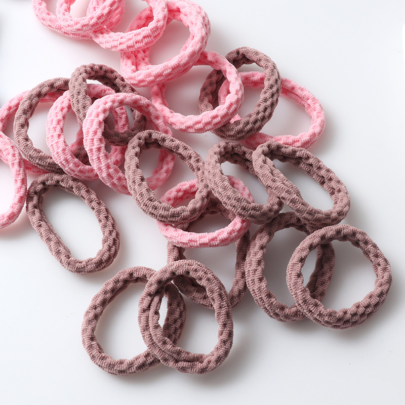 30/Set de benzi de păr elastice de înaltă calitate, pentru femei, de culoare, bentiță din nailon, accesorii pentru păr, suport pentru coadă de cal, scrunchies de modă