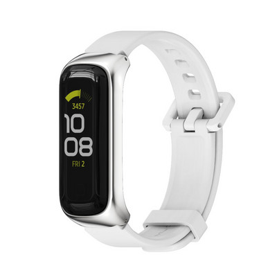 Λουράκι ρολογιού για Samsung Galaxy Fit 2 Ανταλλακτικό βραχιόλι από μεταλλικό ανοξείδωτο ατσάλι, Γυναικείο ανδρικό λουράκι καρπού Correa για Galaxy Fit 2