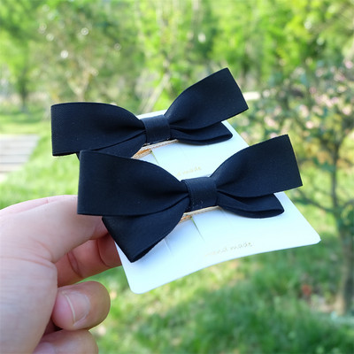 2Pcs/Set Djevojka, klasična modna mašna, kopča za kosu, korejska pokrivala za glavu, proljetna kopča za rep, jednostavna ukosnica, ženska glava, cvijet, poklon