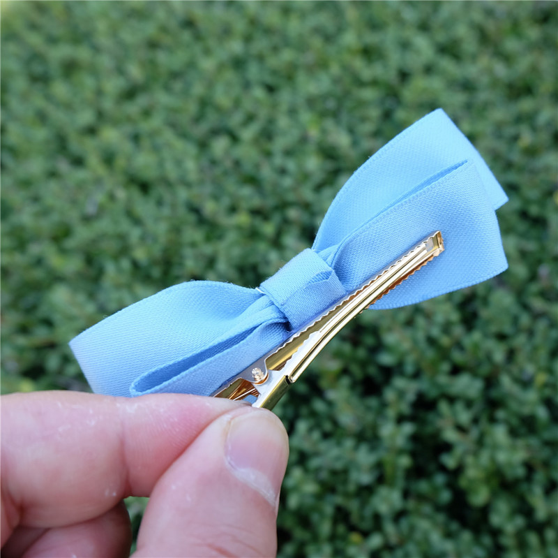 2Pcs/Set Djevojka, klasična modna mašna, kopča za kosu, korejska pokrivala za glavu, proljetna kopča za rep, jednostavna ukosnica, ženska glava, cvijet, poklon