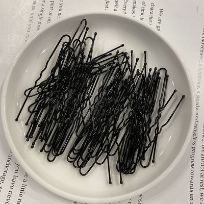 50 kopča ukosnica za djevojčice u boji slatkiša od jedne riječi Ukosnice za kosu s crnim šiškama Dodaci za kosu dječja jednostavna kopča sa strane Ukosnice darovi