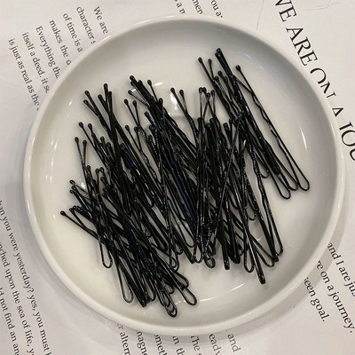 50 kopča ukosnica za djevojčice u boji slatkiša od jedne riječi Ukosnice za kosu s crnim šiškama Dodaci za kosu dječja jednostavna kopča sa strane Ukosnice darovi