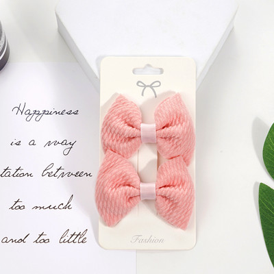 Fundițe de păr de 3 inch pentru fete, fundite de păr, cu panglică, agrafe din metal, accesorii de păr pentru fetițe