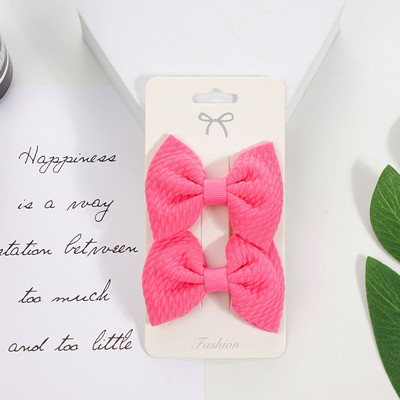 Fundițe de păr de 3 inch pentru fete, fundite de păr, cu panglică, agrafe din metal, accesorii de păr pentru fetițe