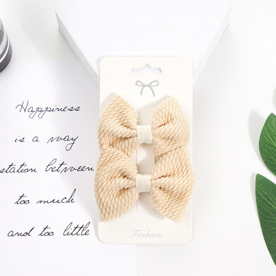 Fundițe de păr de 3 inch pentru fete, fundite de păr, cu panglică, agrafe din metal, accesorii de păr pentru fetițe