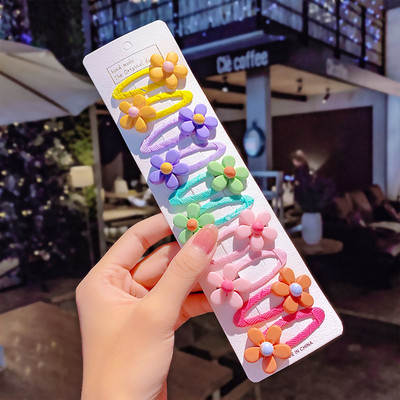 Set kopči za kosu od 10 komada Djevojka Slatke gumice za kosu Dodaci za kosu Mašna Cvijeće Voće pokrivala Ukosnice Traka za kosu iz crtića Ukosnica Ukosnica