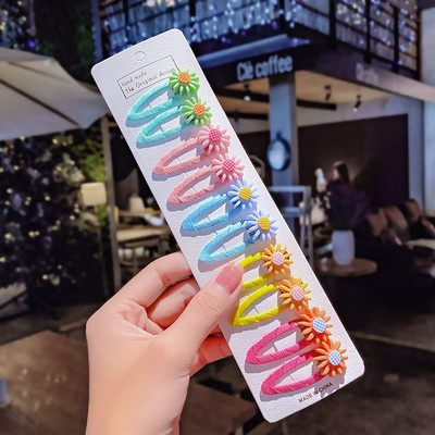 Set kopči za kosu od 10 komada Djevojka Slatke gumice za kosu Dodaci za kosu Mašna Cvijeće Voće pokrivala Ukosnice Traka za kosu iz crtića Ukosnica Ukosnica